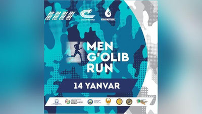 Изрображение 'В честь Дня защитников Родины в Ташкенте пройдет традиционный забег Men G’olib'