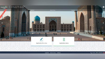 Изрображение 'ЗАПУЩЕНА ОНЛАЙН-СИСТЕМА ОФОРМЛЕНИЯ ЭЛЕКТРОННЫХ ВИЗ В УЗБЕКИСТАН'