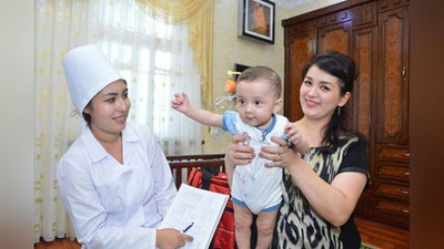 'Homilador va tug`ruqdan keyingi davrdagi ayollar hamda 5 yoshgacha bolalar salomatligini patronaj hamshiralar kuzatib boradigan bo`ldi'ning rasmi