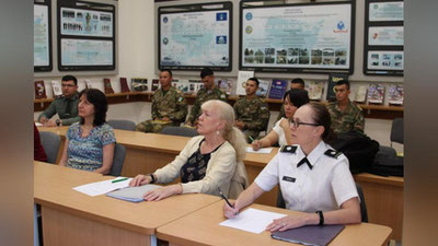 'Evropa xavfsizlik masalalarini o`rganish markazi vakillari O`zbekiston Qurolli Kuchlari akademiyasida bo`ldi'ning rasmi