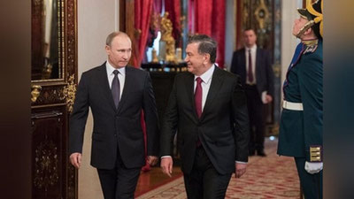 'ShAVKAT MIRZIYoEV VA VLADIMIR PUTIN TELEFON ORQALI MULOQOT QILDI'ning rasmi