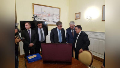 'Firdavs Abduxoliqov: “Gosfilmofond”da saqlanayotgan o`zbek filmlarini qaytarish bo`yicha muzokaralar olib boramiz'ning rasmi