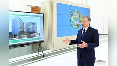 'Prezident Toshkentdagi ta`lim, madaniyat va tibbiyot sohalaridagi bunyodkorlik loyihalari taqdimoti bilan tanishdi'ning rasmi