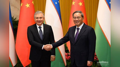 'Шавкат Мирзиёев Хитой Бош вазирини Ўзбекистонга таклиф қилди'ning rasmi