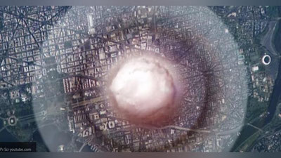 'Интернет тармоғида Оқ уй яқинидаги ядровий портлаш оқибатларини кўрсатишди (Видео)'ning rasmi