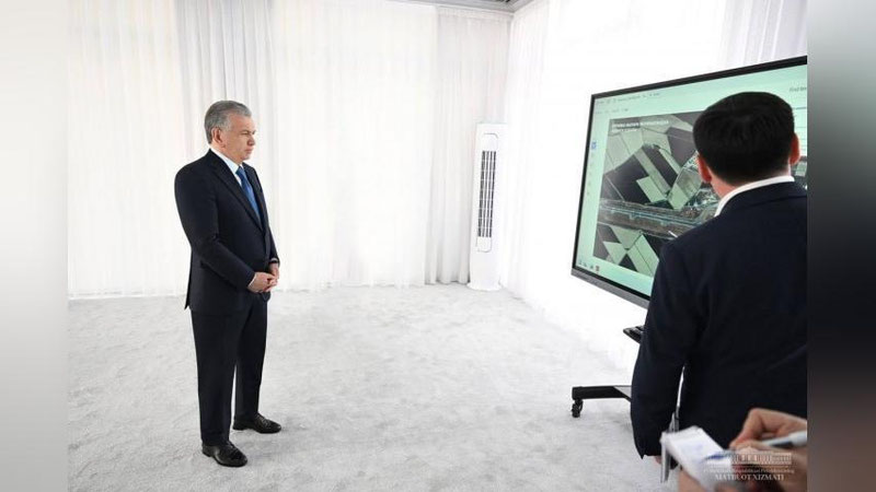 'Namangan aeroportning yo`lovchi terminali quvvati soatiga 1 ming nafarga etkaziladi'ning rasmi