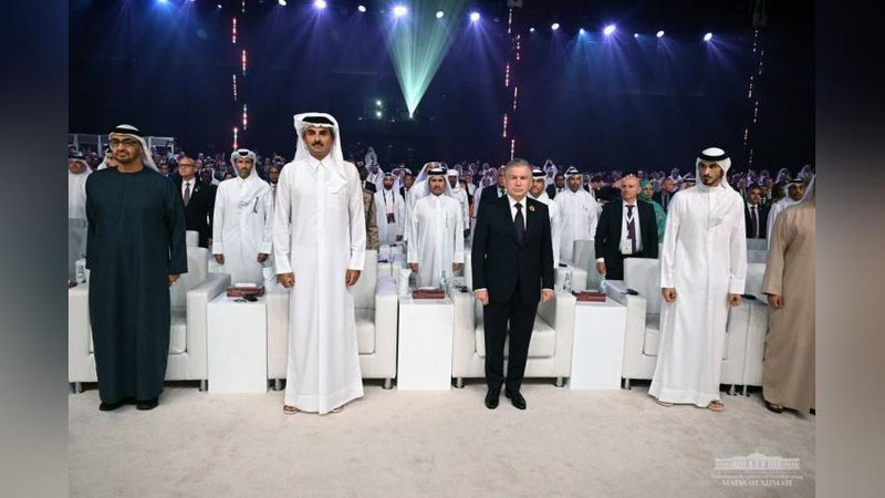 'Prezident Dohada Butunjahon ko`rgazmasi ochilishida ishtirok etdi'ning rasmi