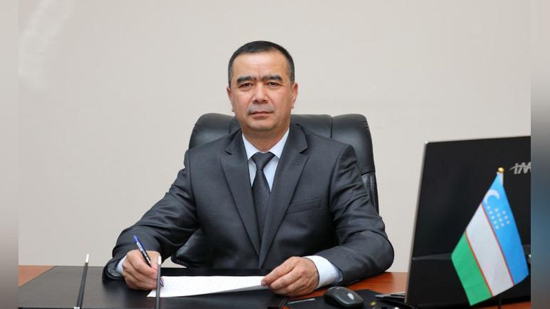 'Ravshanjon Nasimov Qashqadaryo viloyati davlat soliq boshqarmasi boshlig`i etib tayinlandi'ning rasmi