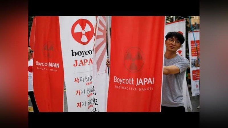 'Yaponiya va Janubiy Koreya savdo urushi yoqasida (Video)'ning rasmi