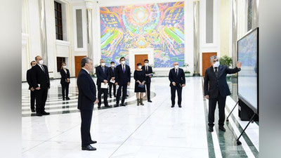 Изрображение 'Какие проекты реализуют в Сырдарьинской области: презентация для главы государства'