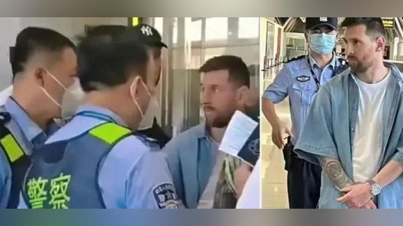 'Messi Xitoy aeroportida hibsga olindi (video)'ning rasmi