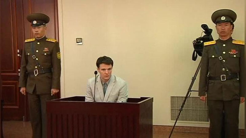 Изрображение 'АМЕРИКАНСКИЙ СТУДЕНТ, ОСВОБОЖДЕННЫЙ ВЛАСТЯМИ КНДР, СКОНЧАЛСЯ'