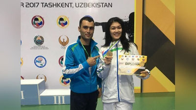 'HILOLA BADALOVA MARKAZIY OSIYo ChEMPIONATIDA SOVRINDOR BO`LDI'ning rasmi