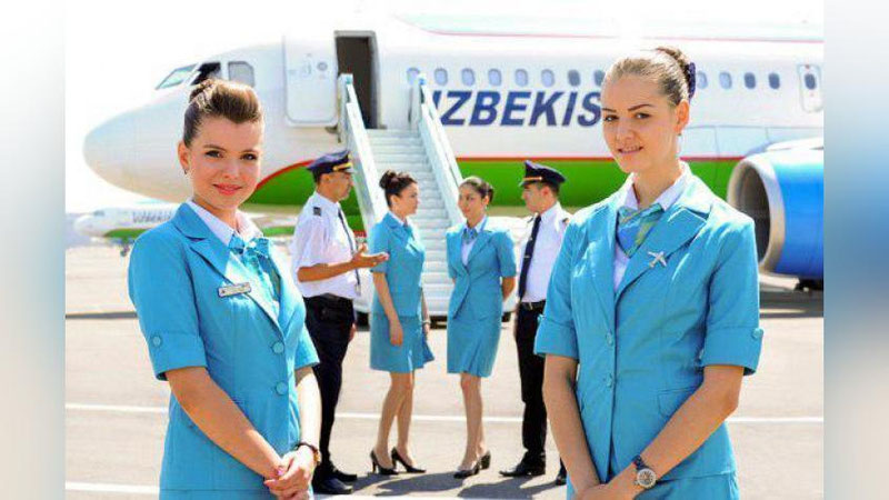 '​“O`zbekiston havo yo`llari” bortkuzatuvchi lavozimiga qizlar tanlovini e`lon qildi'ning rasmi