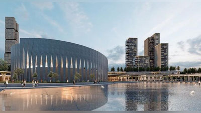 '«Tashkent siti» majmuasida qurilish ishlari (Video)'ning rasmi