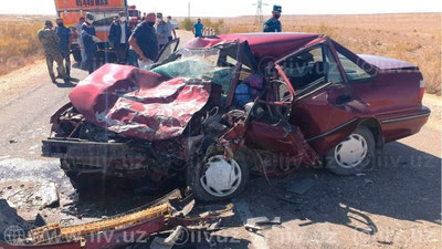 Изрображение 'В Навоийской области из-за уснувших водителей произошло два смертельных ДТП'