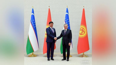 'Shavkat Mirziyoev Qirg`iz Respublikasi Bosh vazirini qabul qildi'ning rasmi
