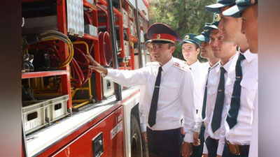 'Yong`inga chidamli qurilish materiallari yaratish masalasi muhokama qilindi'ning rasmi