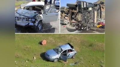 'Jizzaxda yuk hamda ikki engil avtomobillar ishtirokida YTH sodir bo`ldi. Qurbon bor (video)'ning rasmi
