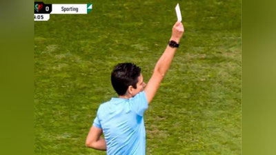 'Futbol tarixida ilk marta oq kartochkadan foydalanildi'ning rasmi