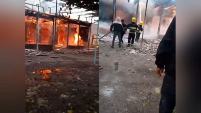 'Andijonda jome masjidi yonib ketdi'ning rasmi