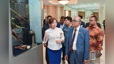 Изрображение 'Президент Бангладеш побывал в Ташкенте (видео)'