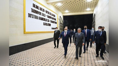 Изрображение 'Репортаж о первом дне поездки главы государства по Сурхандарье (видео)'