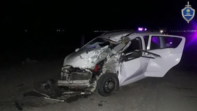 Изрображение 'Водитель "Спарка" не пережил лобовое столкновение с грузовиком в Кашкадарье'