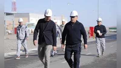 Изрображение '«Узбекнефтегаз»: Члены рабочей группы изучили производство синтетических топливных продуктов на заводе «Uzbekistan GTL»'