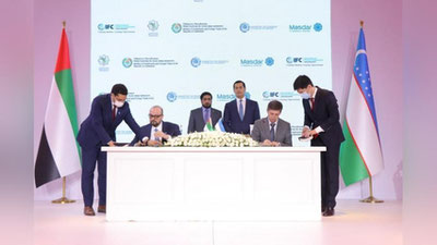 Изрображение 'Подписаны проектные соглашения с Masdar по строительству солнечных электростанций'