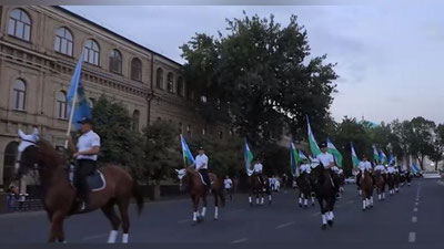 Изрображение 'В Ташкенте пройдет «Кавалерийский парад» (видео)'
