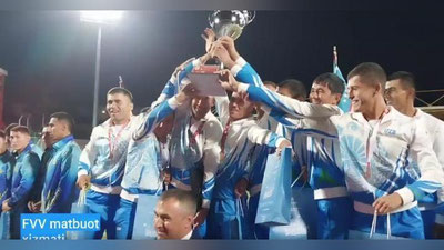 Изрображение 'Сборная Узбекистана стала триумфатором чемпионата мира по пожарно-спасательному спорту'