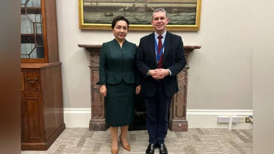 'Senati Raisi Tanzila Narbaeva Buyuk Britaniya Bosh vazirining maxsus vakili bilan uchrashdi'ning rasmi