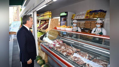 Изрображение 'Шавкат Мирзиёев побывал на новом массиве в Сергелийском районе (фото)'