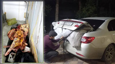 Изрображение 'Непригодное мясо, отправленное в столицу из Навои и Самарканда, изъяли на постах ДПС'