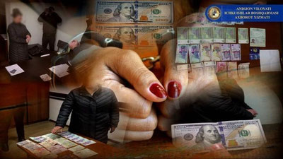 'Andijonda ichki ishlar xodimiga pora taklif qilgan ayol qo`lga olindi'ning rasmi