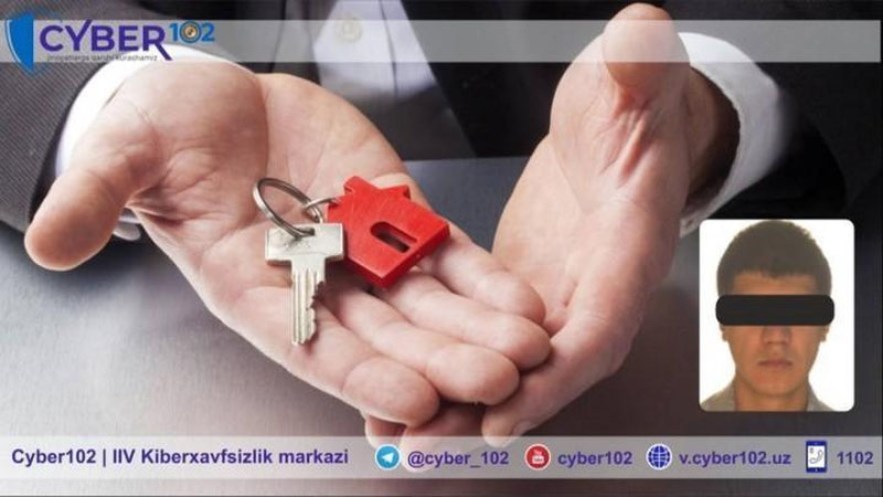 Изрображение 'В Ташкенте задержали мошенника, присвоившего залог на аренду квартиры'