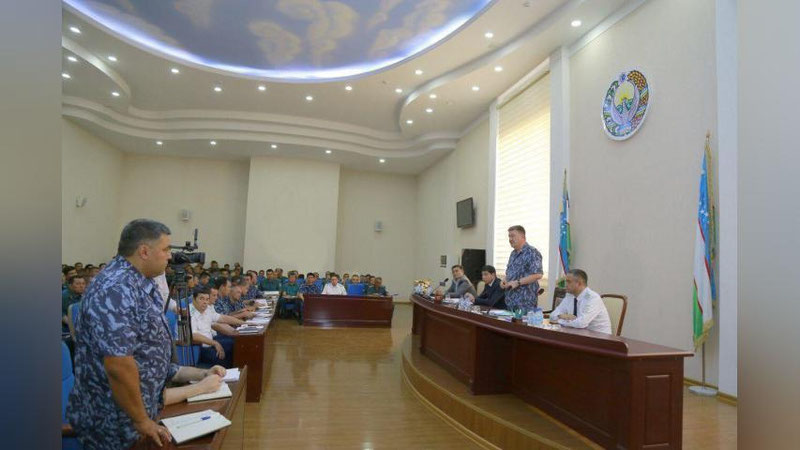 'Qashqadaryoda IIV tizimida vazifasiga loqaydlik bilan munosabatda bo`lgan rahbarlar ishdan bo`shatildi'ning rasmi