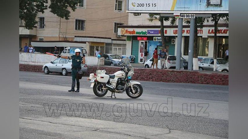 Изрображение 'МОТОГРУППА ДПС ПРИСТУПИЛА К ПАТРУЛИРОВАНИЮ ДОРОГ ТАШКЕНТА'