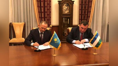 Изрображение 'УЗБЕКИСТАН И КАЗАХСТАН ДОГОВОРИЛИСЬ ОБ УСКОРЕННОМ ПРОПУСКЕ ПОЕЗДОВ'