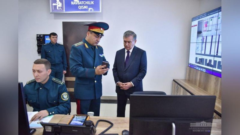 Изрображение 'ПРЕЗИДЕНТ ПОСЕТИЛ ОВД №7 ЮНУСАБАДСКОГО РАЙОНА (ФОТО, ВИДЕО)'