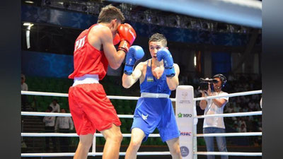 'Boks bo`yicha O`zbekiston chempionati o`tkazildi. G`oliblar ma`lum bo`ldi'ning rasmi