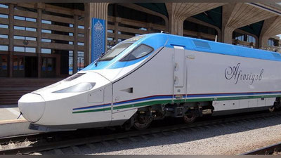 'TOShKENT–SAMARQAND YO`NALIShIDAGI "AFROSIYoB" ELEKTROPOEZDI QATNOVI VAQTINChA TO`XTATILADI'ning rasmi