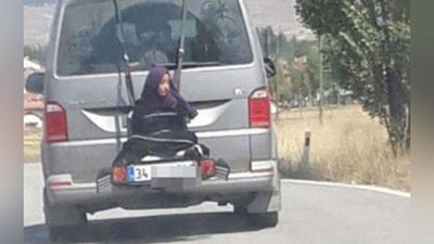 'Turkiyada ota 13 yoshli qizini avtomashinaning orqasiga bog`lab boshqardi (video)'ning rasmi
