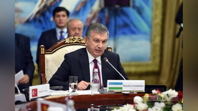 'Shavkat Mirziyoev Turkiy tilli davlatlar hamkorlik kengashi sammitida nutq so`zladi 'ning rasmi