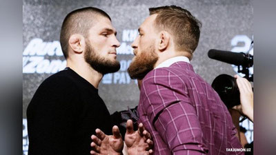 'Nurmagomedov Makgregorni «piyonista», deb atadi'ning rasmi