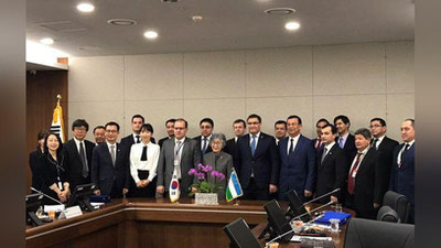 'Adliya vaziri Koreya korrupsiyaga qarshi kurash va fuqarolik huquqlari bo`yicha komissiya raisi bilan uchrashdi'ning rasmi