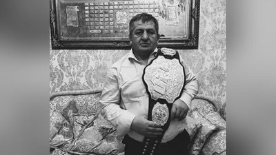 'Habib Nurmagomedov otasini so`nggi manzilga kuzatdi'ning rasmi