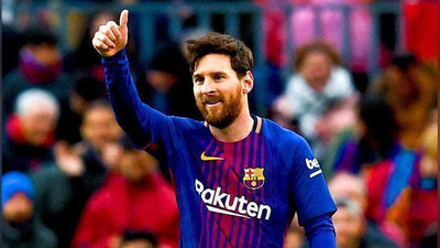 'Messi 2018 yilning eng yaxshi futbolchisi deb tan olindi 'ning rasmi