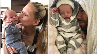 'Enrike Iglesias ilk bor farzandining suratini oshkor etdi 'ning rasmi